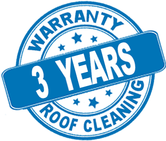 3 Year Warranty on Roof Cleaning