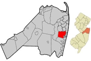 Map of power washing in Ocean Township, NJ