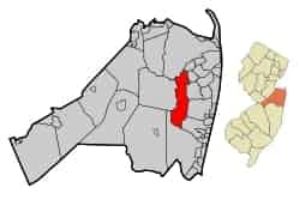 Map of power washing in Tinton Falls, NJ