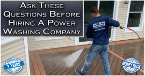 Ask these questions before hiring a power washing company