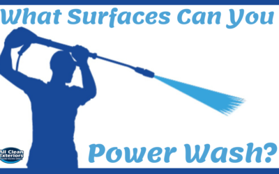 What Surfaces Can You Power Wash?