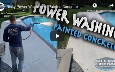 How to Power Wash Painted Concrete