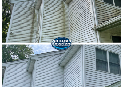 Power washing vinyl siding in Monmouth county nj