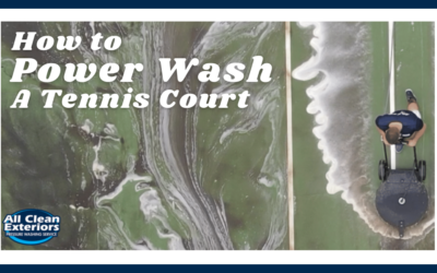 How to Power Wash a Tennis Court
